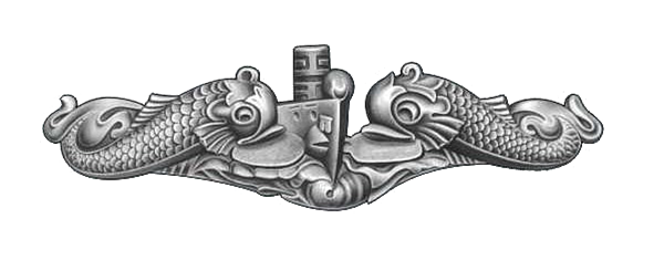U.S. Navy submarine warfare insignia, the dolphins